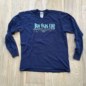 VTG Vintage 90s Ben Folds Five Long Sleeve Whatever and Ever Amen Tee Shirt